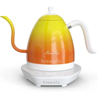 Brewista Artisan Electric Gooseneck Kettle, 1 Liter, For Pour Over Coffee, Brewing Tea, LCD Panel