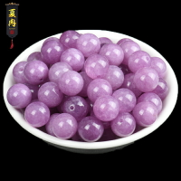 紫玉散珠半成品diy紫色水晶飾品串珠配件手工編織材料