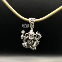 Dewi Souvenir Silver | Liontin Ganesha Perak Bali 925 Silver Ganesh Pendant