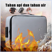 ã€WORÂ·MYã€‘Tas Penyimpan Dokumen Tahan Api & Air Tahan dan Tempat Berkas Map Koper & Tas Travel â†