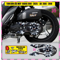 Tem Dán Lốc Máy Vario 2018-2025 ..AB 2016-2019 Tặng Kèm Logo Sticker