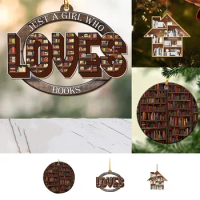 Opposite Sex Pendant Bookshelf Pendant Fun Pendant Christmas Decoration Pendant