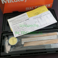 SIGMAT MITUTOYO jangka sorong 150mm/dial calipers 6 inch MITUTOYO D15T
