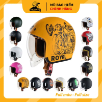 [COD]Mũ bảo hiểm 3/4 Royal m139 kính âm tặng túi vải cao cấp, nón bảo hiểm 3 4 có kính ẩn,giấu kính 