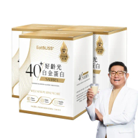 【Eatbliss 益比喜】好齡光白金蛋白3盒組(10包/盒x3 許效舜 于美人雙代言推薦)