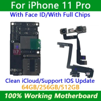 Free Shipping Mainboard Clean iCloud For iPhone 11 Pro Full Working Motherboard Support iOS Update Logic Board Plate 11pro board