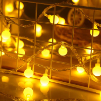 【JOW BUY 蕉蕉購物】LED小圓球燈串-1000cm(造型小夜燈 銅線燈 背景 佈置 露營燈 裝飾燈 生日派對)