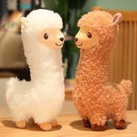 Mainan Mewah, Mewah Berbulu Unta Alpaca, Sumbat, Mewah Lembut, Alpaca Realistik, Bantal Peluk Bebiri