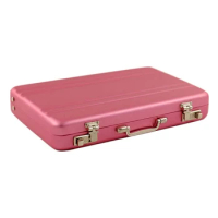1/6 Doll House Miniature Aluminum Alloy Suitcase Briefcase Toy For 1/6 Doll House Decorate Accessory