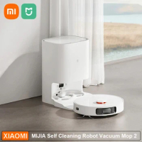 XIAOMI MIJIA Self Cleaning Robot Vacuum Mop 2 Pro Smart Home Cleaning Robot Cleaning Tools Dirt Disposal LDS Precise Navigation