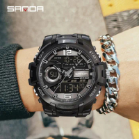 SANDA Men Sports G Shock Watches Original Man'S Wristwatches Men'S Luxury Big Brand Waterproof Wrist Timepiece Electronic Clock