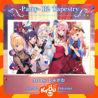 Hololive EN Offical -Myth- New Costume Memorial B2 Tapestry