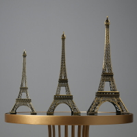 巴黎埃菲尓鐵塔擺件客廳酒柜電視柜生日禮物飾品北歐創意祝福擺設