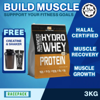 Free Shaker and Creatine BS Nutrition Hydro Whey Protein 3kg 6.6LBs Pack 52g Protein per serving Lea