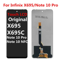 6.95 ” For Infinix Note 10 Pro X695 / Note 10 Pro NFC X695C LCD Display Touch Screen Digitizer Assembly Replacement