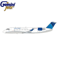 現貨 Geminijets 1:400 美國聯合航空龐巴迪CRJ200LR 合金飛機模