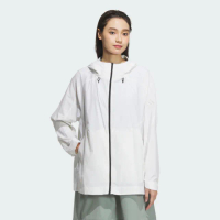 【adidas 愛迪達】MODERN TECH 連帽外套 抗UV 涼感外套 女 JM8828