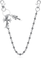 Pants Chain for Men Women Cross Wallet ChainCool Trousers Jeans Chains Pocket Belt Key Chains for Hi