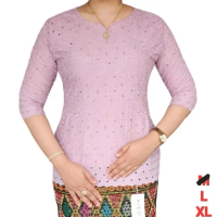 blus katun bolong
