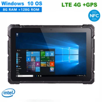 Industrial Waterproof Tempered Glass 10 Inch Wifi Windows 10/11 OS Tablet Touch Screen Monitor