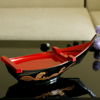 廠價壽司船刺身船干冰料理船ABS三文魚盤刺身盤日式料理龍舟盛器