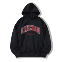 Hodie Chicago Amerika Syarikat Sweater Hitam, Jaket NEW YORK, HOODIE California GREY, Boston Loa Swe