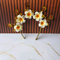 bando bali bunga Kamboja, cocok untuk acara tari, karnaval, resmi dan acara lainnya mahkota