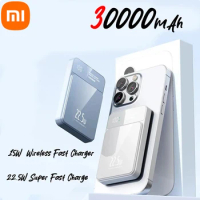 Xiaomi Power Bank 30000 MAh Wireless Magnetic Power Bank Magsafe Super Fast Charging Suitable For IPhone Xiaomi Samsung Huawei