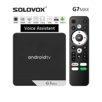 SOLOVOX G7MAX Android 11 TV STB S905X4 Quad Core 4G 32GB 64GB WiFi 5GHz BT5 Assistant Voice Control StbEMU Pro 4K G7 MAX