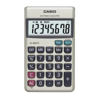 【CASIO 卡西歐】8位數大字幕顯示攜帶型計算機(LC-403TV)