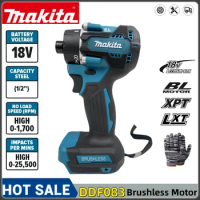 Makita DDF083 20+1 Torque Brushless Electric Screwdriver Lithium Battery Rechargeable Cordless Electric Drill