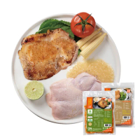【超秦肉品】醃漬鹽麴去骨雞腿排200g x1包(嚴選國產雞腿肉)