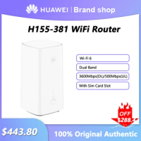 Unlocked Huawei H155-381 WiFi Signal Repeater Wi-Fi 6 3000Mbps Dual Band 5G CPE Router With Sim Card