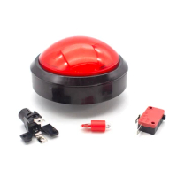 LED Illuminated Push Buttons Switch for Arcade Machine, Big Dome Shaped Type, Video Games Parts, 100mm, 5V, 12V