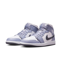 【NIKE 耐吉】運動鞋 籃球鞋 男鞋 AIR JORDAN 1 MID 喬丹 AJ1 紫灰色(DQ8426145)