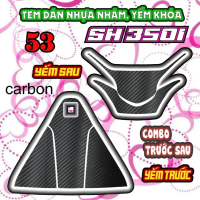 Combo Tem dán nhựa nhám sh 350i Chống Nước, Nhãn Dán Decal