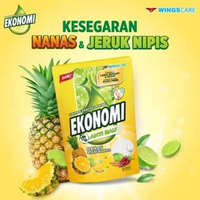 EKONOMI Power Liquid Sabun Cuci Piring Nanas & Jeruk Nipis Pouch 650ml