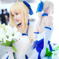 Serba Lily Fate/ZERO Loại Tháng 10 Kỷ Niệm Cosplay Saber Lily  Bộ Đồ Nhập Vai Anime