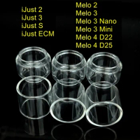 Glassware Glass For IJust 2 3 S ECM Melo 2 3 Nano Mini 4 D22 D25 Watercolor Replacement Glassware