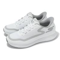 Skechers 高爾夫球鞋 Go Golf Flight Slip-Ins 男鞋 白灰 防潑水 套入式 緩衝 運動鞋 214131WGY