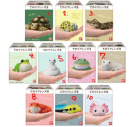 【小紅茶玩具屋】BANDAI 掌上好朋友8 掌中好友 爬蟲類 鱷魚 烏龜 盒玩 整套十款
