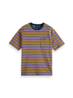 เสื้อยืดผู้ชาย Relaxed Fit Striped