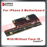 Original Used Motherboard For Apple iPhone X 256G With/Without Face ID Logic Board Tested Well
