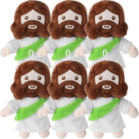 Barydat 6 Pcs 6" My Friends Jesus Plush Toys Christian Gifts Stuffed Jesus Plushie Doll Savior Plush