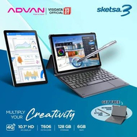 ADVAN TAB SKETSA 3 Tablet Unisoc T606 Octa-core - 6GB/128GB 10.1” HD IPS Screen - ANDROID 13 - Dual 