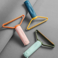 Pet Hair Remover Brush Manual Lint Roller Sofa Clothes Cleaning Lint Brush Fuzz Fabric Shaver Brush Tool Portable Lint Remover