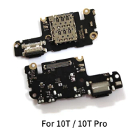 10PCS For Xiaomi Mi 10T / 10T Pro / 10T Lite 5G USB Charging Board Dock Port Flex Cable Repair Parts