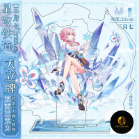 Móc Khoá, Mô Hình Standee Nhân Vật Game Honkai: Star Rail Jade March 7th Trang Trí Bàn Học, Làm Việc