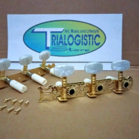 DRYER PUTERAN / TUNING PEG GITAR AKUSTIK NYLON CLASSIC GOLD