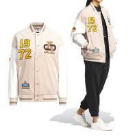Adidas MC Bomber 女款 米白色 日常 休閒 百搭 棒球外套 外套 IN1081